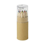 12-Color Pencil Set in Tube with Sharpener (Q849222)