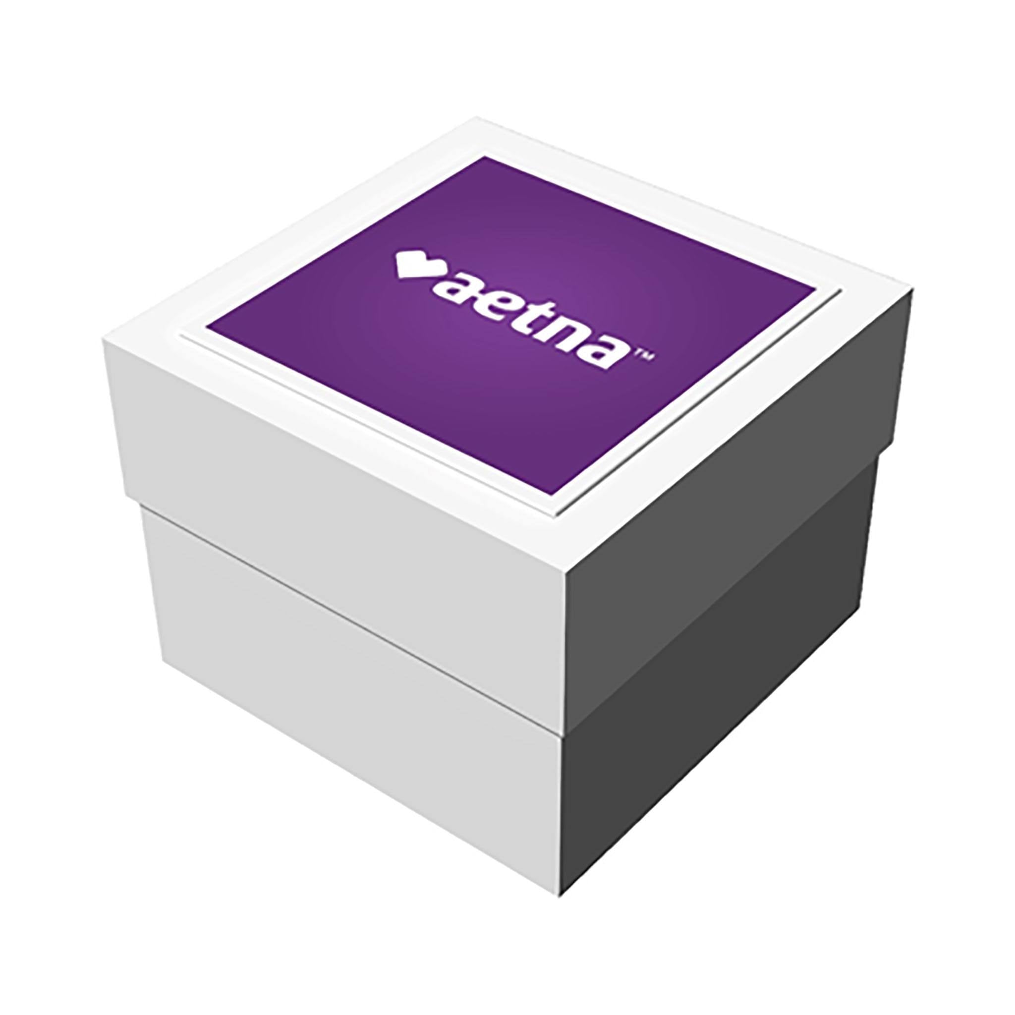 4" x 4" x 3" White Deluxe Gift Box (Q850322)
