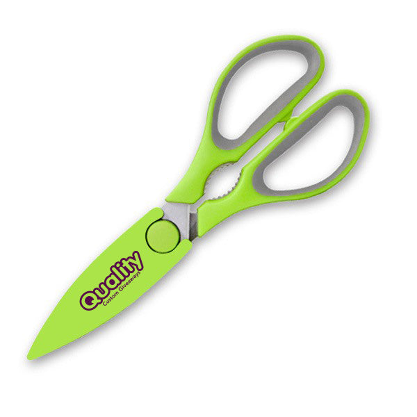 Utility Scissors with Magnetic Holder  Imprinted with Logo (Q850511)