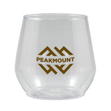 14 Oz. Clear Plastic Stemless Glass (Q852211)