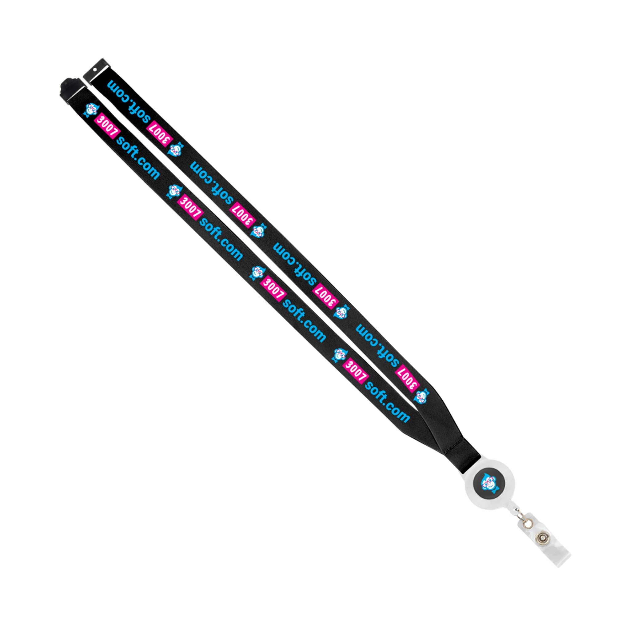 3/4 Inch Import Dye-Sublimated Lanyard  Imprinted with Logo (Q852522)