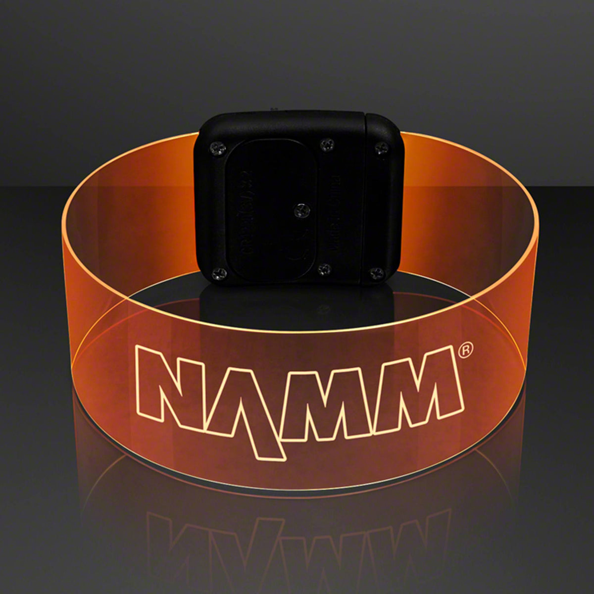 Cosmic Orange LED Magnetic Clasp Bracelets - Laser Engrave (Q852632)