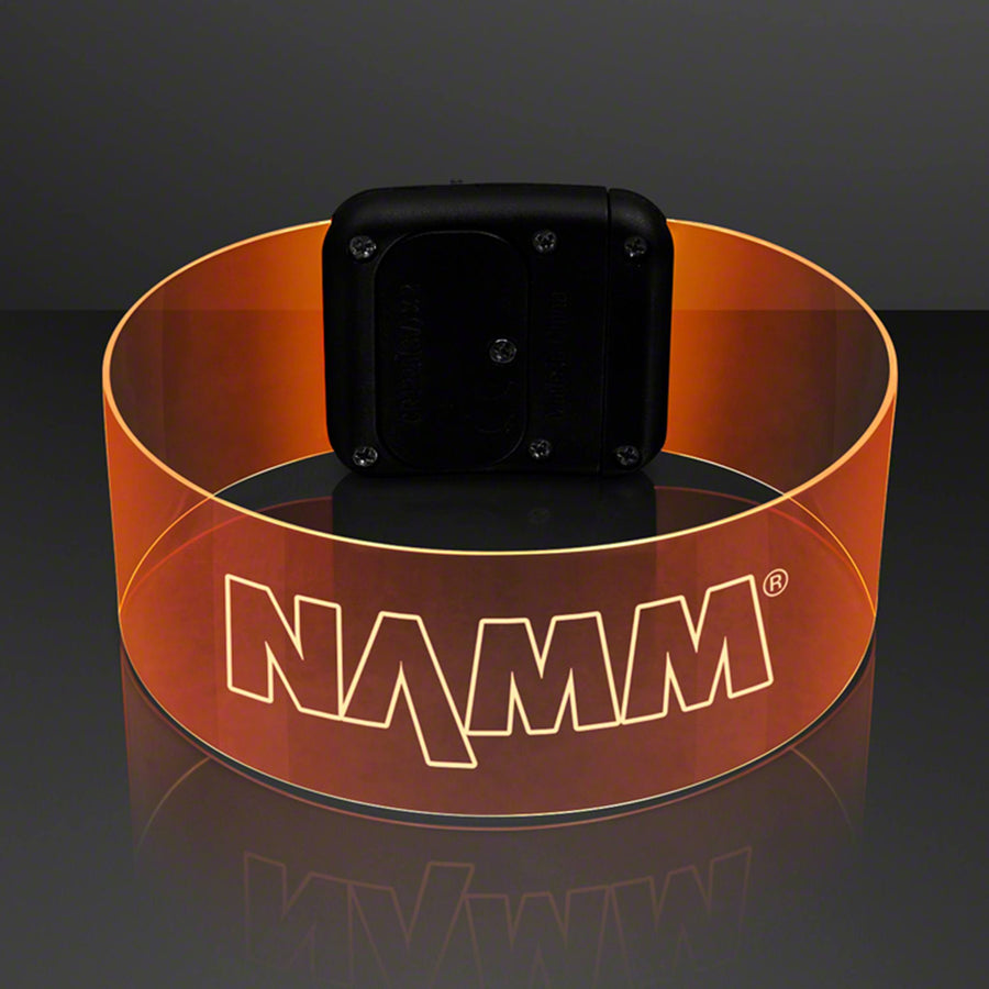 Cosmic Orange LED Magnetic Clasp Bracelets - Laser Engrave (Q852632)