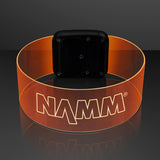 Cosmic Orange LED Magnetic Clasp Bracelets - Laser Engrave (Q852632)