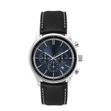 Unisex Watch Blue Sunray Dial Chronograph (Q853222)
