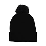 New- Long Knit Beanie With Pom (Q853632)