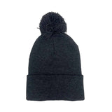 New- Long Knit Beanie With Pom (Q853632)