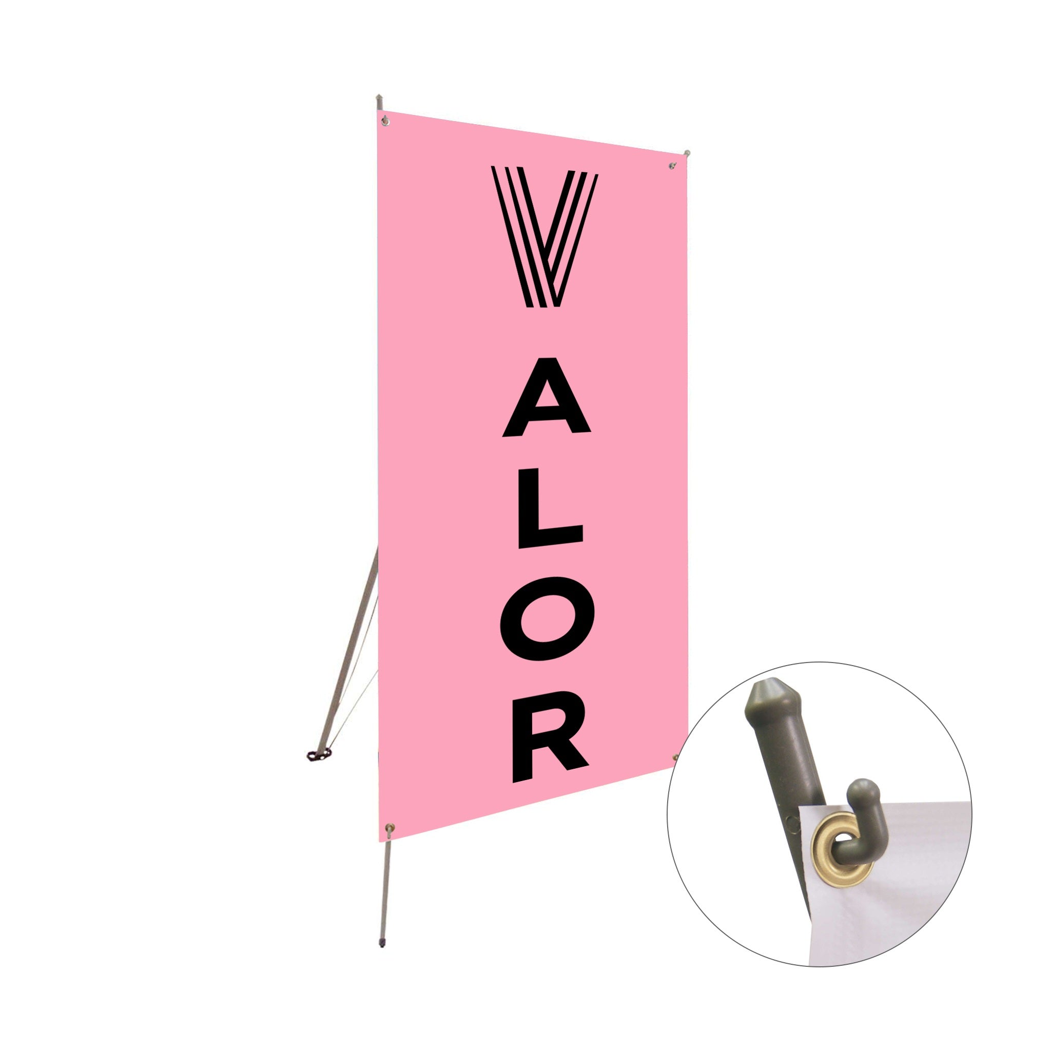 32" x 72" Tripod Banner Display Kit (Q854222)