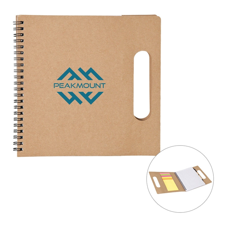 Handled Notes Custom Easy-Carry Handled Note Set (Q854311) - Sticky Flags with Logo ...