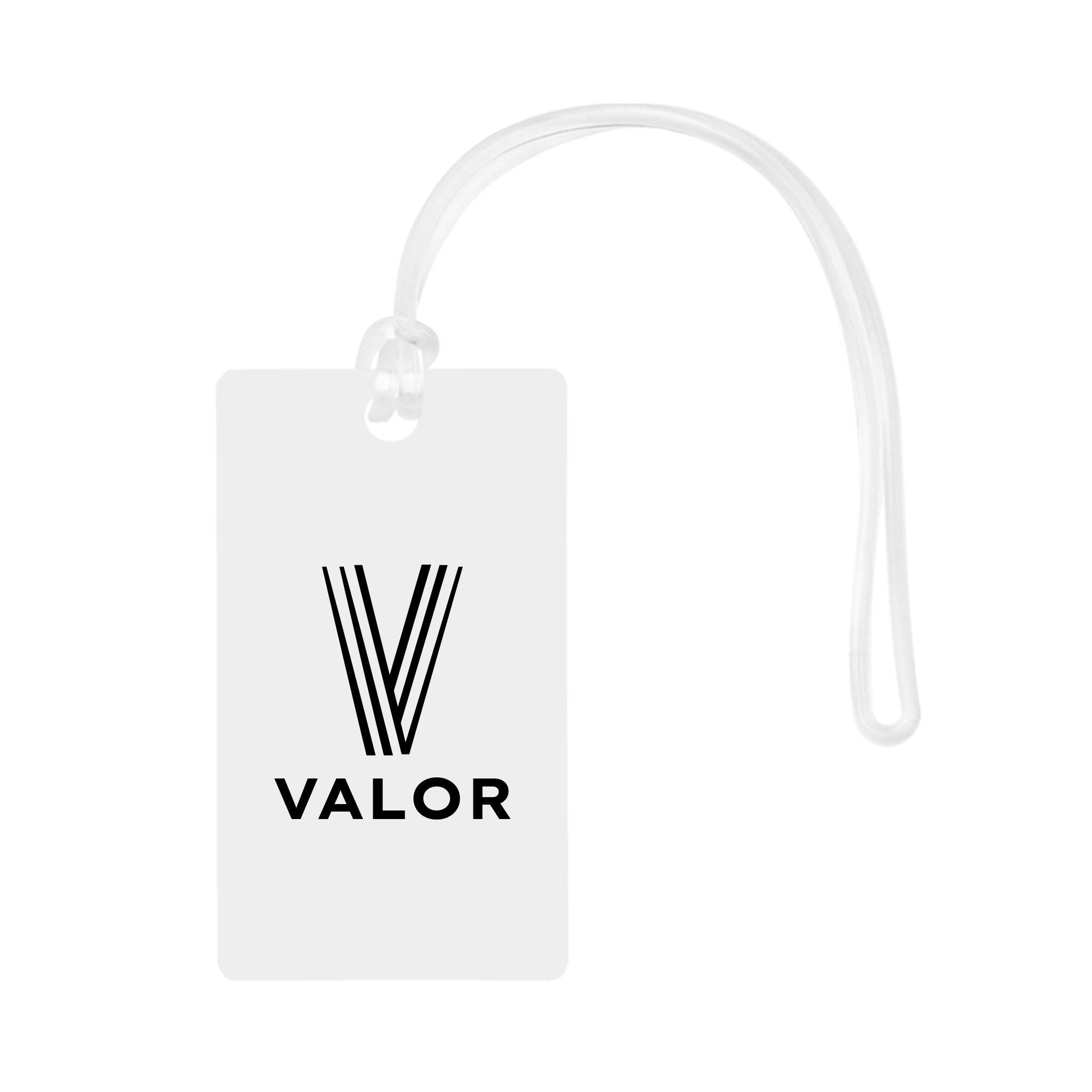 Acrylic Bag Tag - Rectangle  Imprinted with Logo (Q855122)