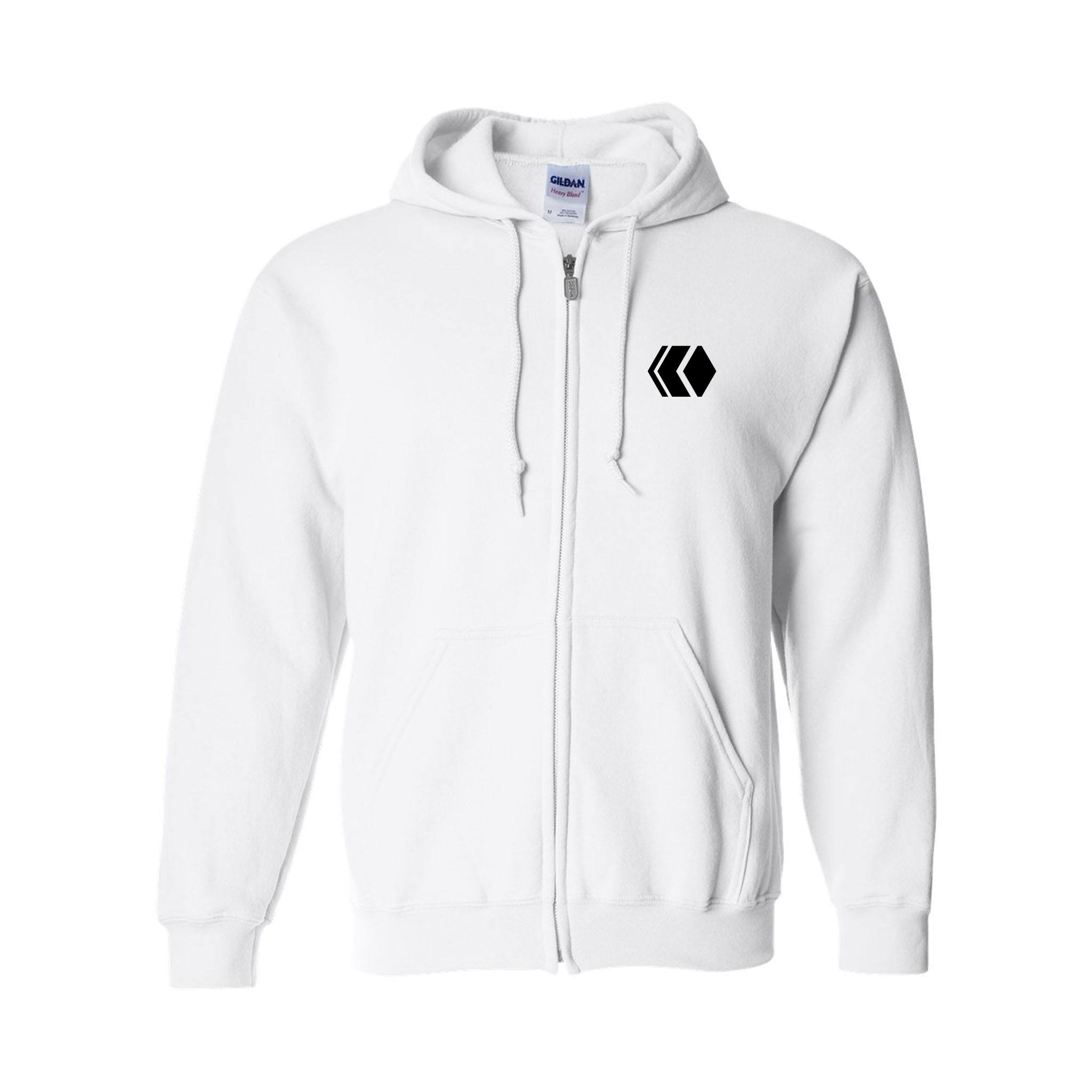 Gildan Heavy Blend™ 8 oz.  50/50 Full-Zip Hood  Imprinted with Logo (Q855465)