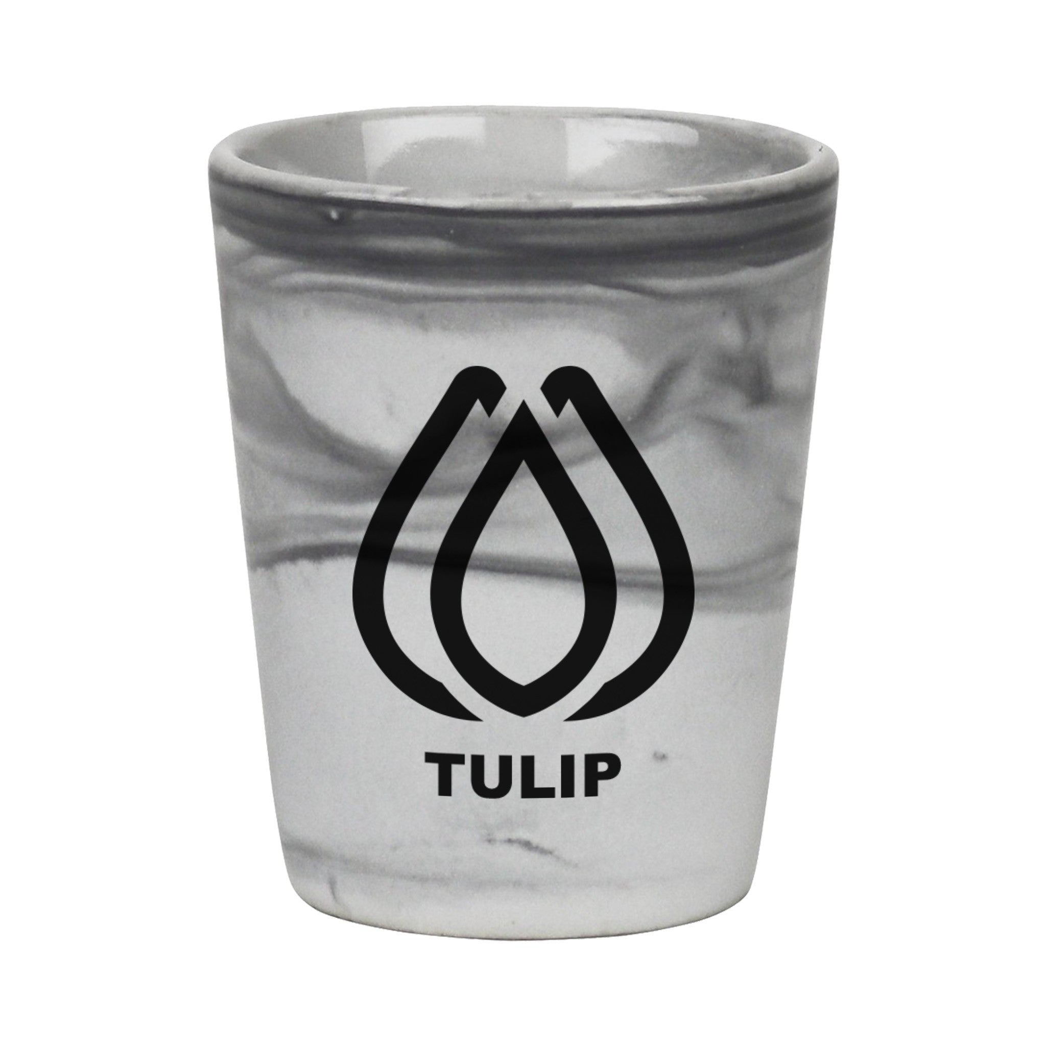 2 Oz. Ceramic Marble Shot Glass (Q856222)