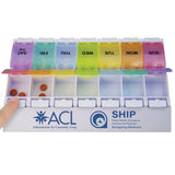 AM/PM Weekly Push Button Pill Tray (Q856432)