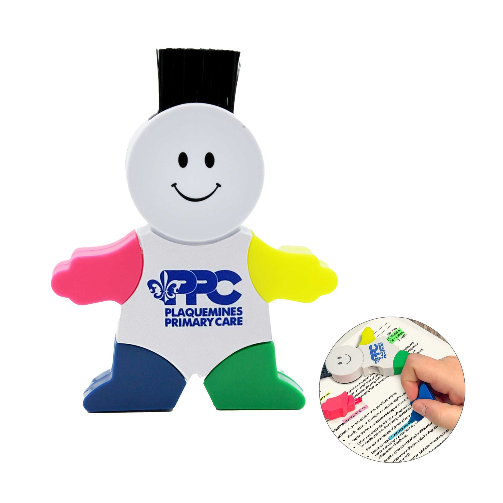 Happy Highlighters  Imprinted with Logo (Q857911)