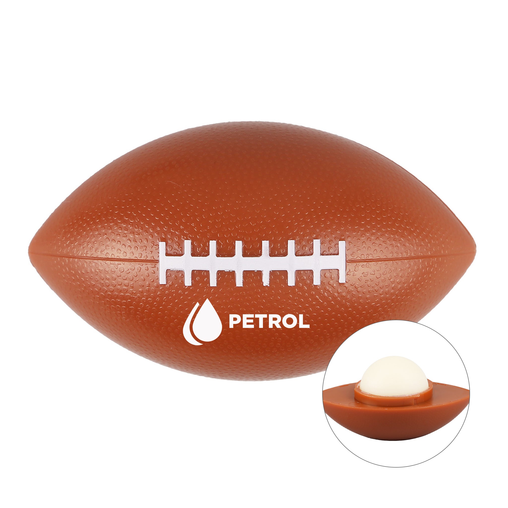 Football Lip Moisturizer with Sunscreen  Imprinted with Logo (Q858022)