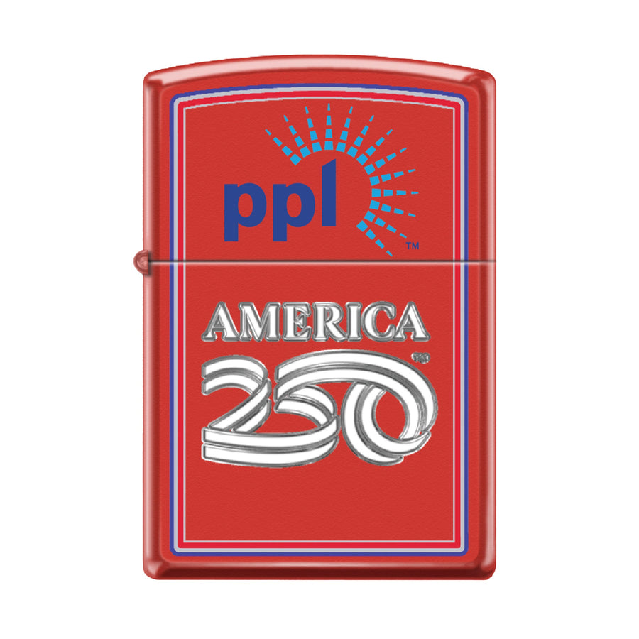 America250 Red Matte Zippo® Windproof Lighter (Q858532)