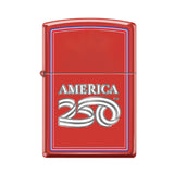 America250 Red Matte Zippo® Windproof Lighter (Q858532)