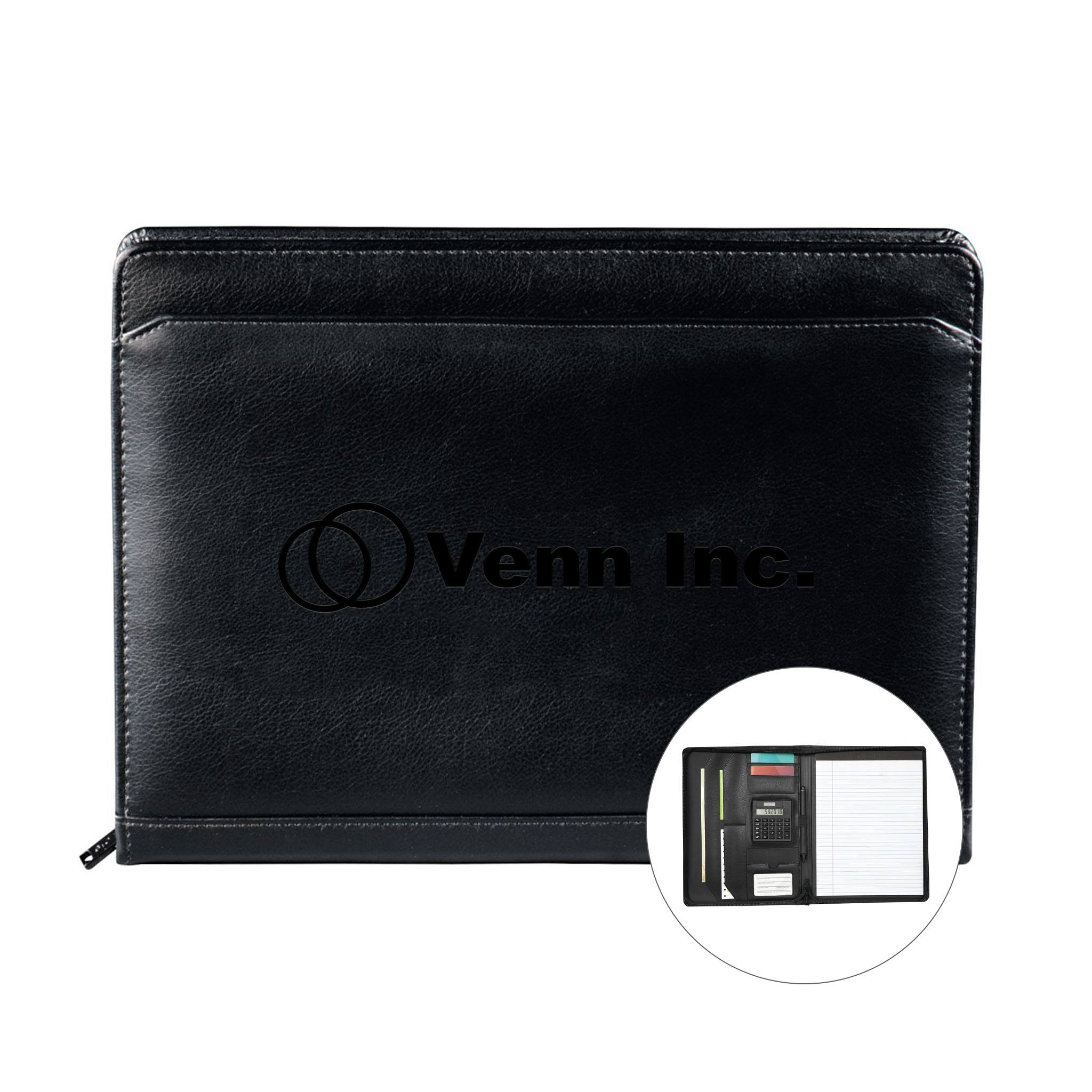 Manchester Zippered Padfolio (Q85865)