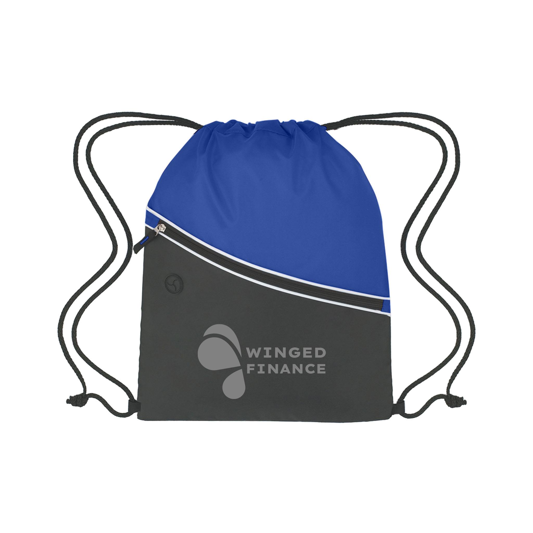 210D Polyester Two-Tone Hit Sports Pack  Imprinted with Logo (Q859311)