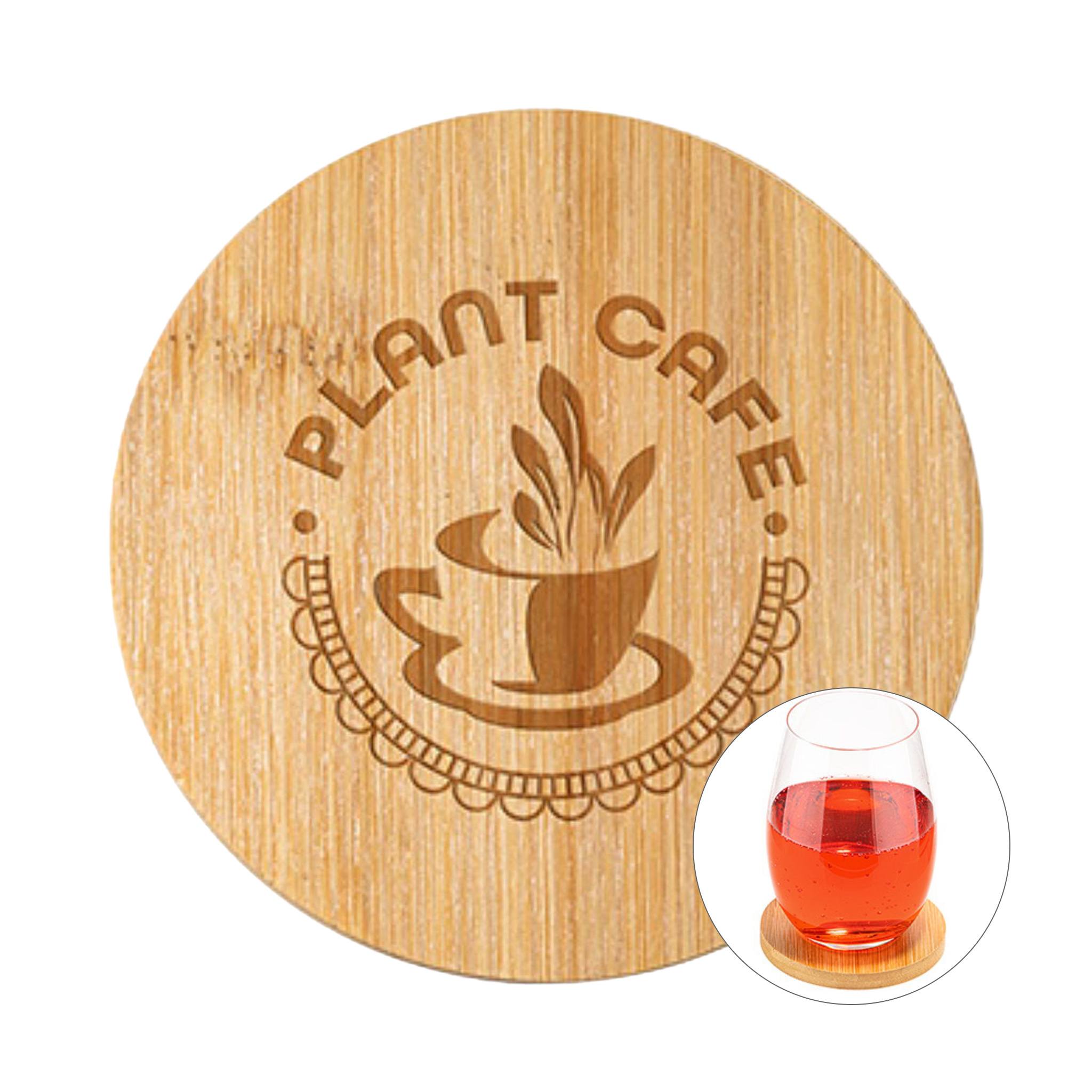 Bamboo Coaster with Bottle Opener (Q859432)