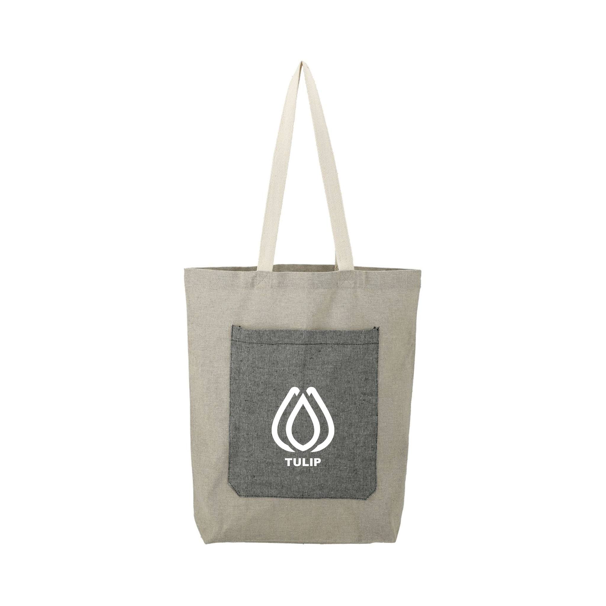 Recycled Cotton Pocket Tote (Q863422)