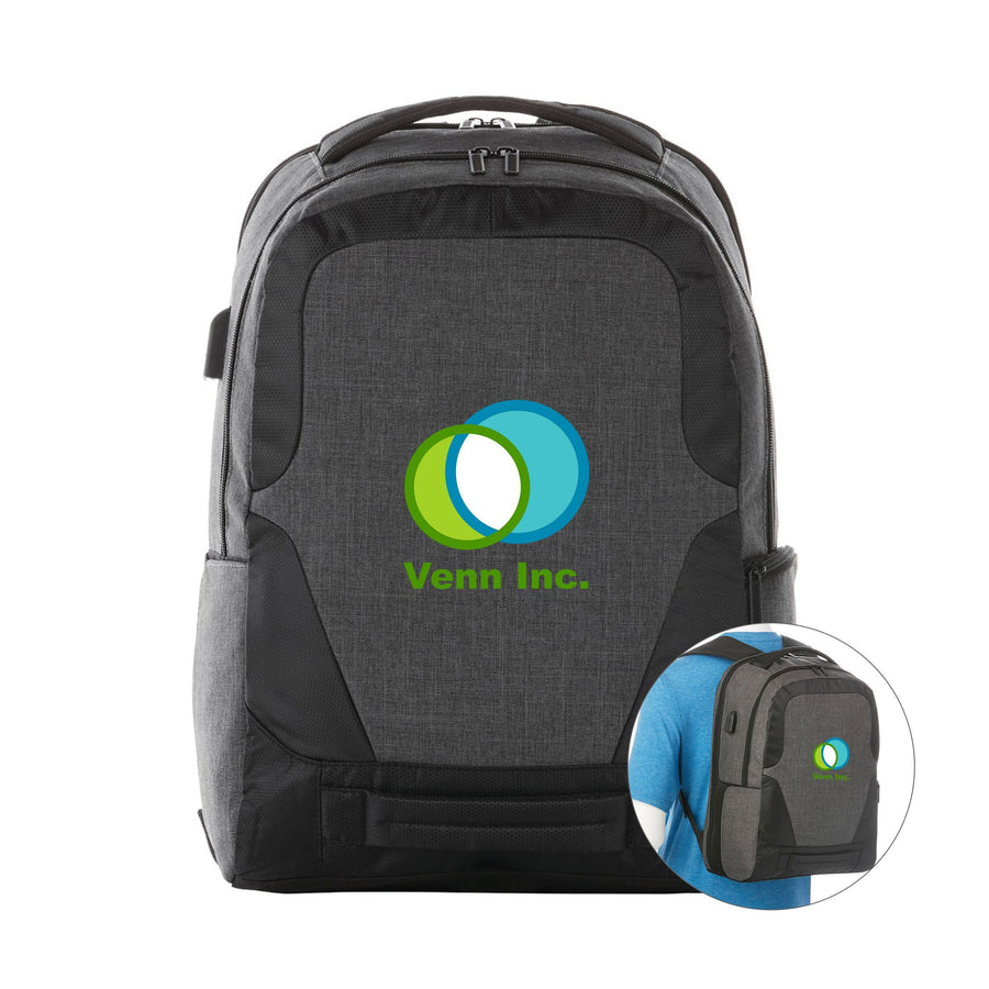 Overland TSA Friendly 17 Inch Laptop Backpack With USB Port (Q864432)