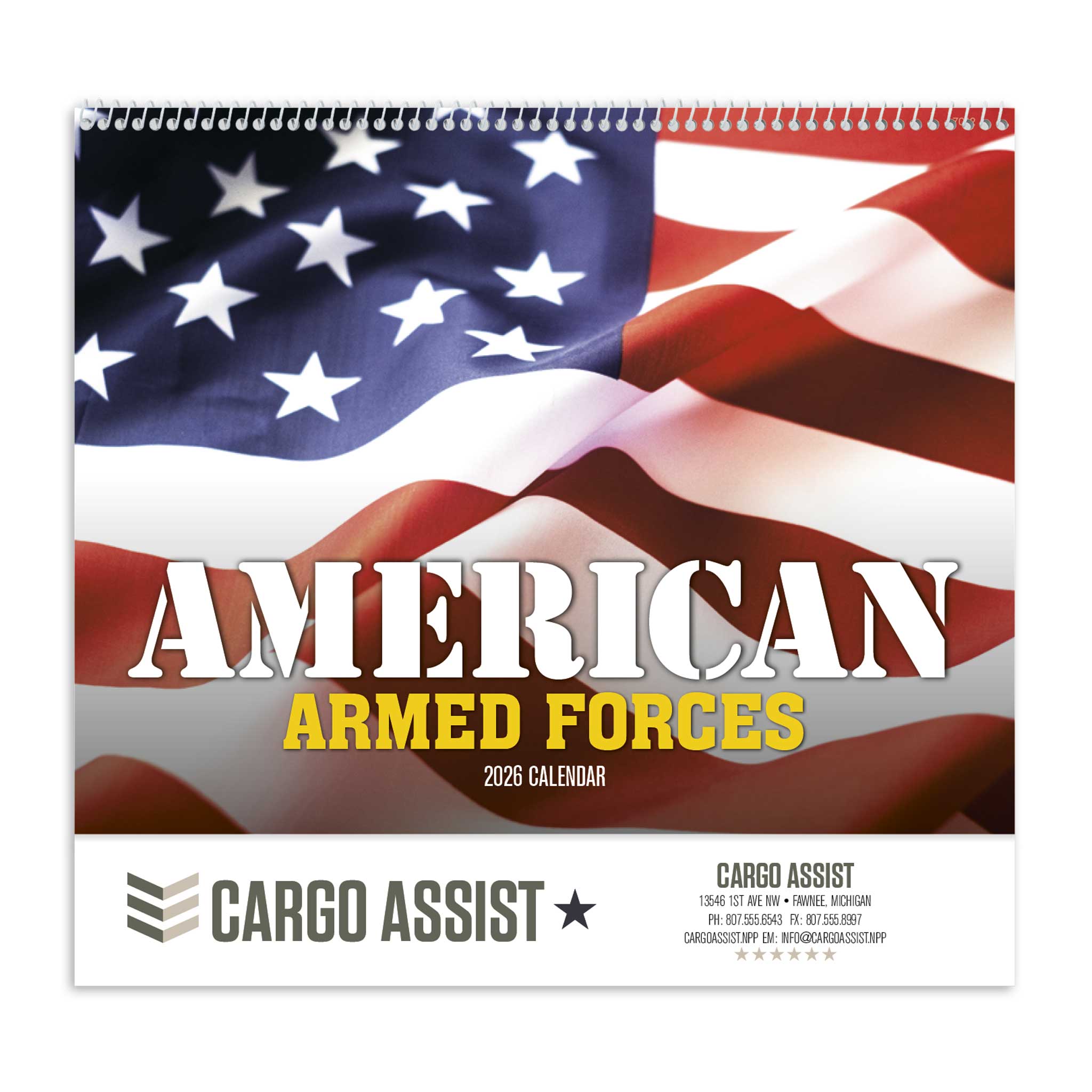 American Armed Forces - Spiral Calendar (Q864722)