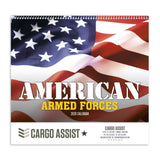 American Armed Forces - Spiral Calendar  Imprinted with Logo (Q864722)