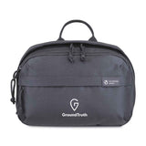 Renew rPET Toiletry Bag - Black  Imprinted with Logo (Q864822)