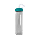 24 Oz. Slim Fit Water Bottle With Straw Lid (Q865422)
