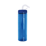 24 Oz. Slim Fit Water Bottle With Straw Lid (Q865422)