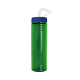 24 Oz. Slim Fit Water Bottle With Straw Lid (Q865422)