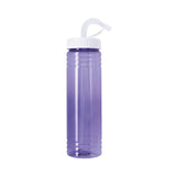 24 Oz. Slim Fit Water Bottle With Straw Lid (Q865422)