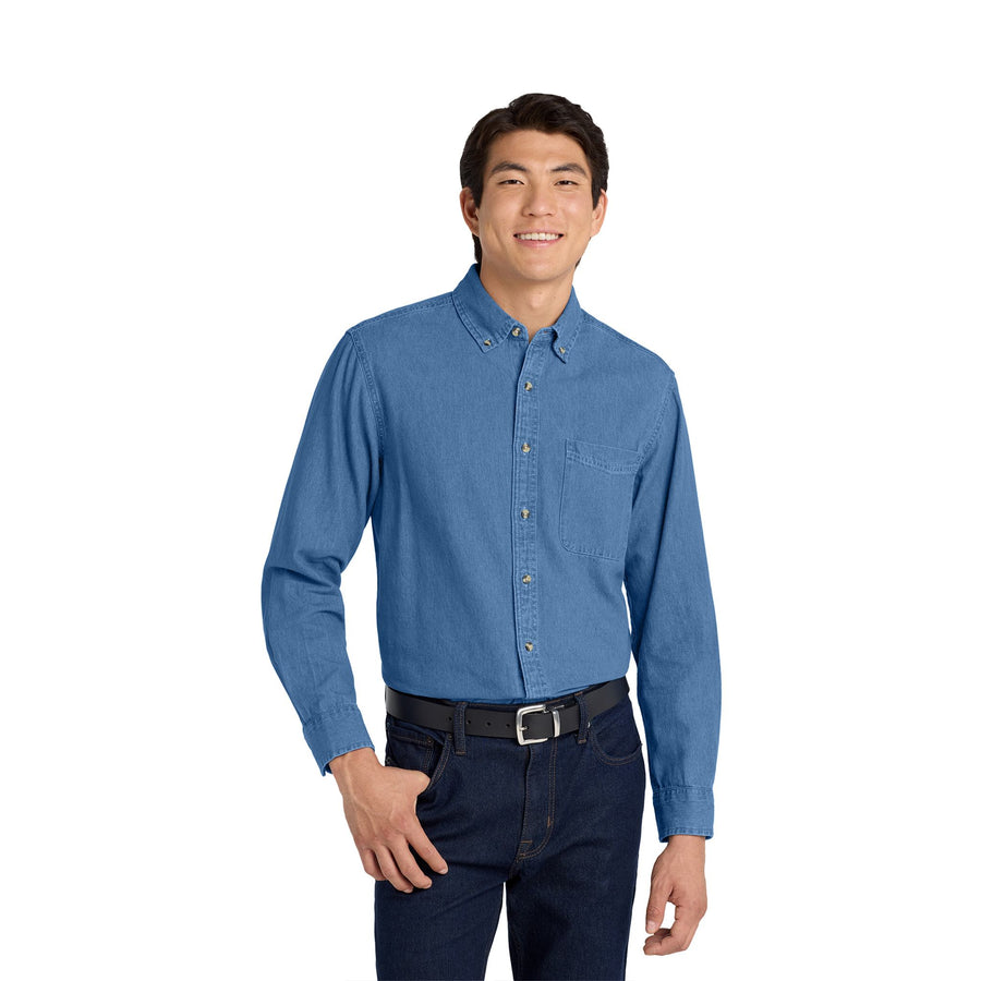 Port Authority® Tall Long Sleeve Denim Shirt (Q865432)