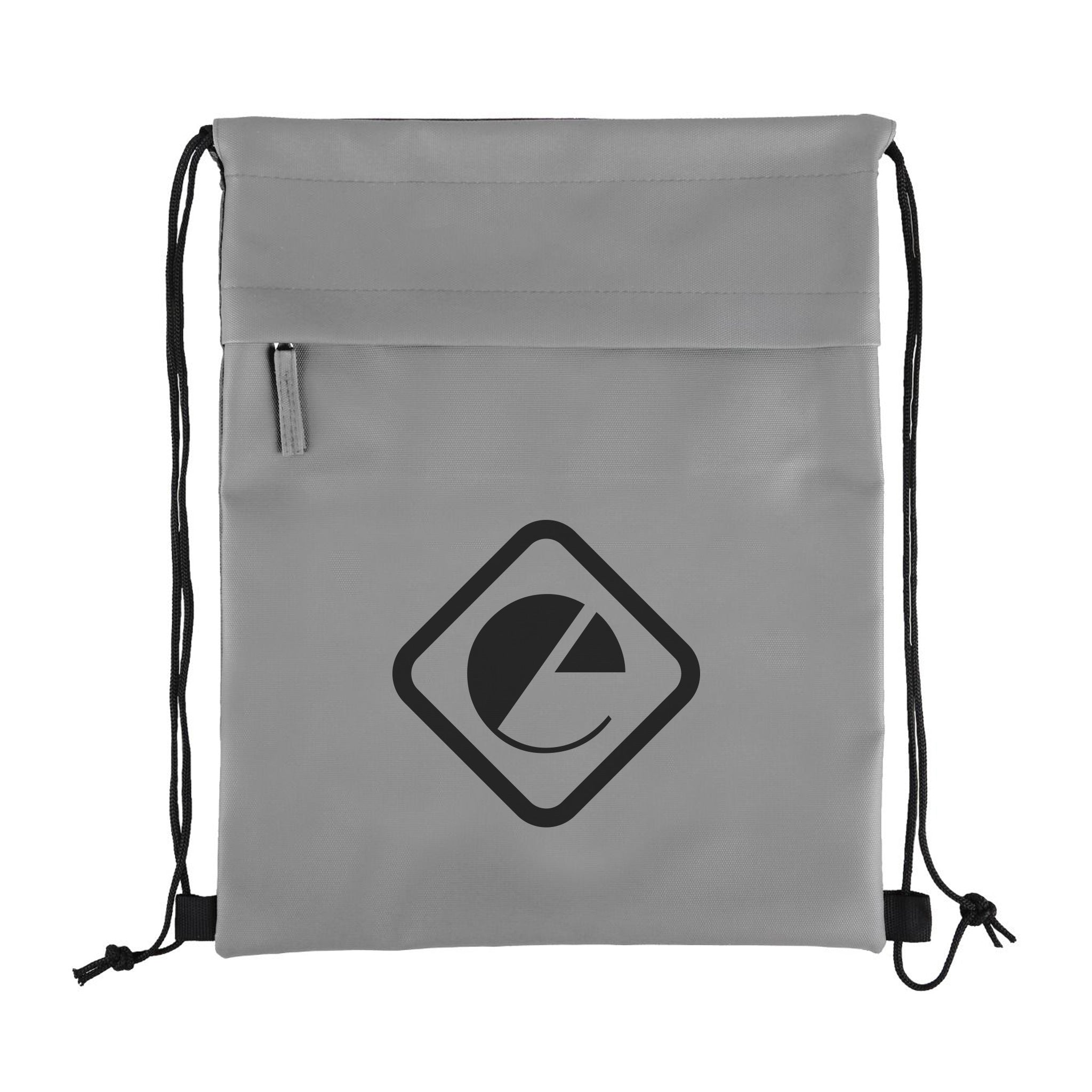 Nova 600D RPET Drawstring Backpack  Imprinted with Logo (Q866432)