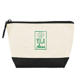 Canvas Zippered Pouch - Black (Q866532)