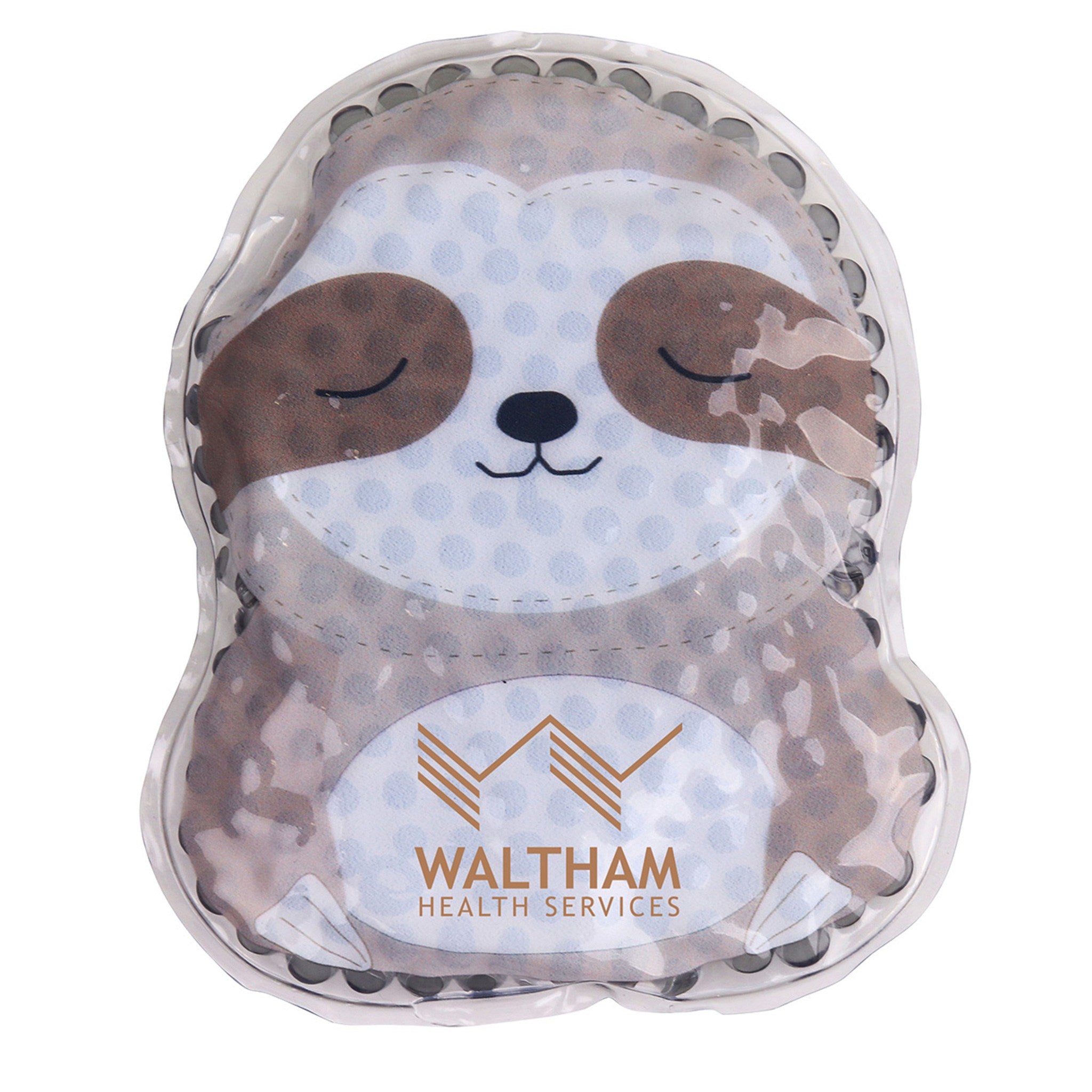 Sloth Aqua Pearls™ Hot/Cold Pack  Imprinted with Logo (Q868122)