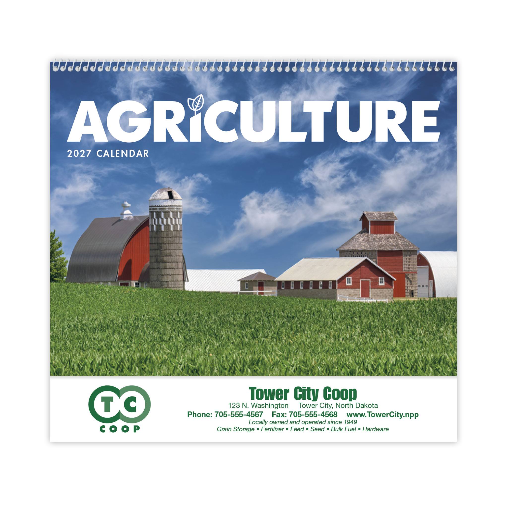 Agriculture - Spiral  Imprinted with Logo (Q869811)