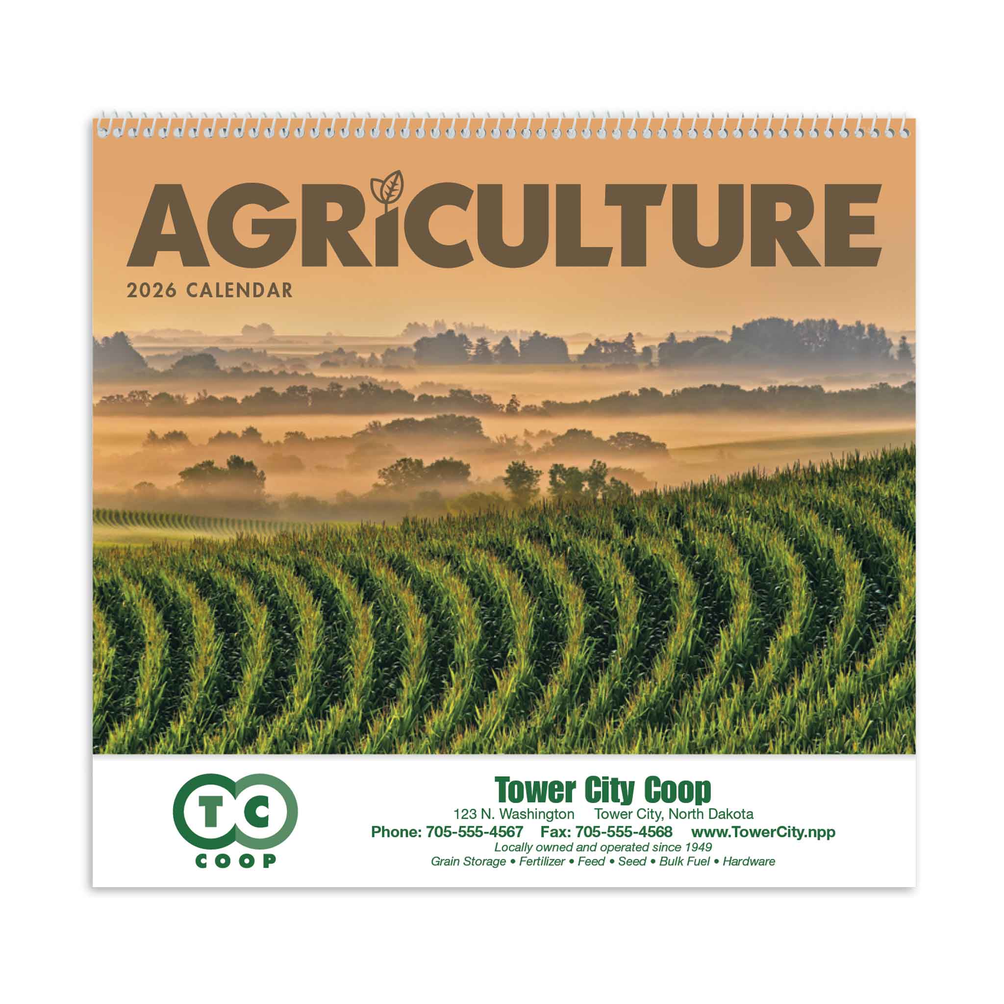 Agriculture - Spiral  Imprinted with Logo (Q869811)