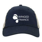 Double Nickle Trucker Meshback Cap  Imprinted with Logo (Q869822)