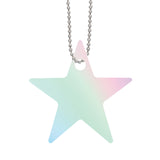 Acrylic Charm With Chain - Star (Q871122)