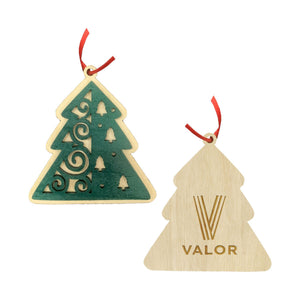 Layered Wood Ornament: Tree (Q871332)