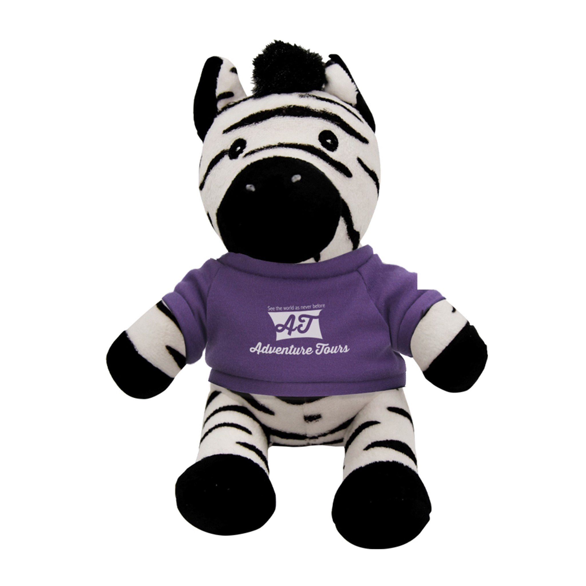 6" Zander Zebra Stuffed Toys - Shirt (Q874522)