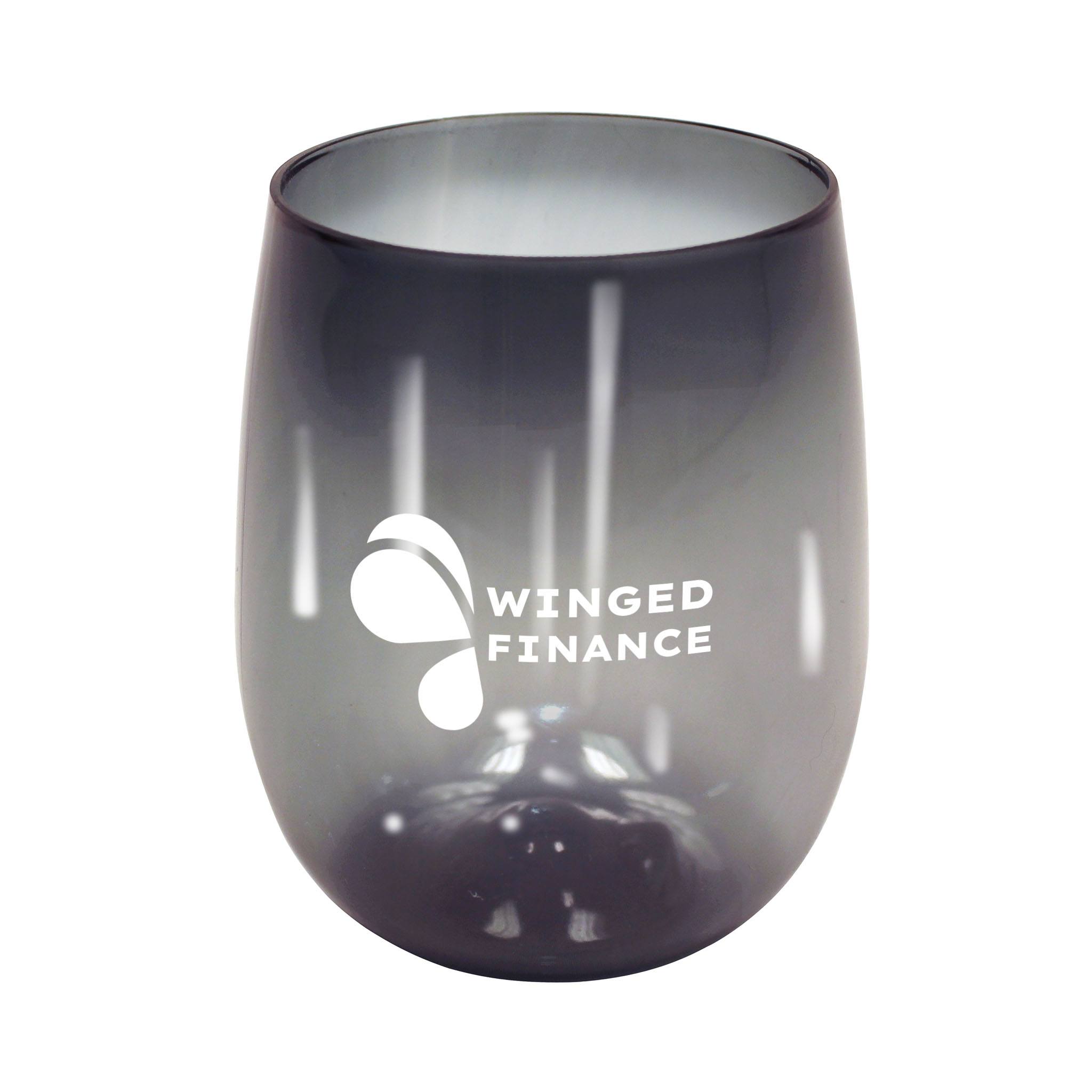 Plastic Stemless Wine Glass (Q874611)