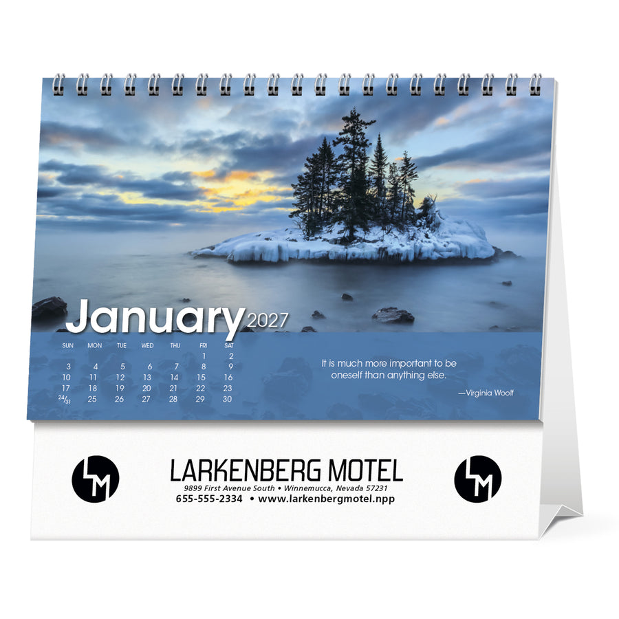 Scenic Moments Large Desk Calendar (Q874722)