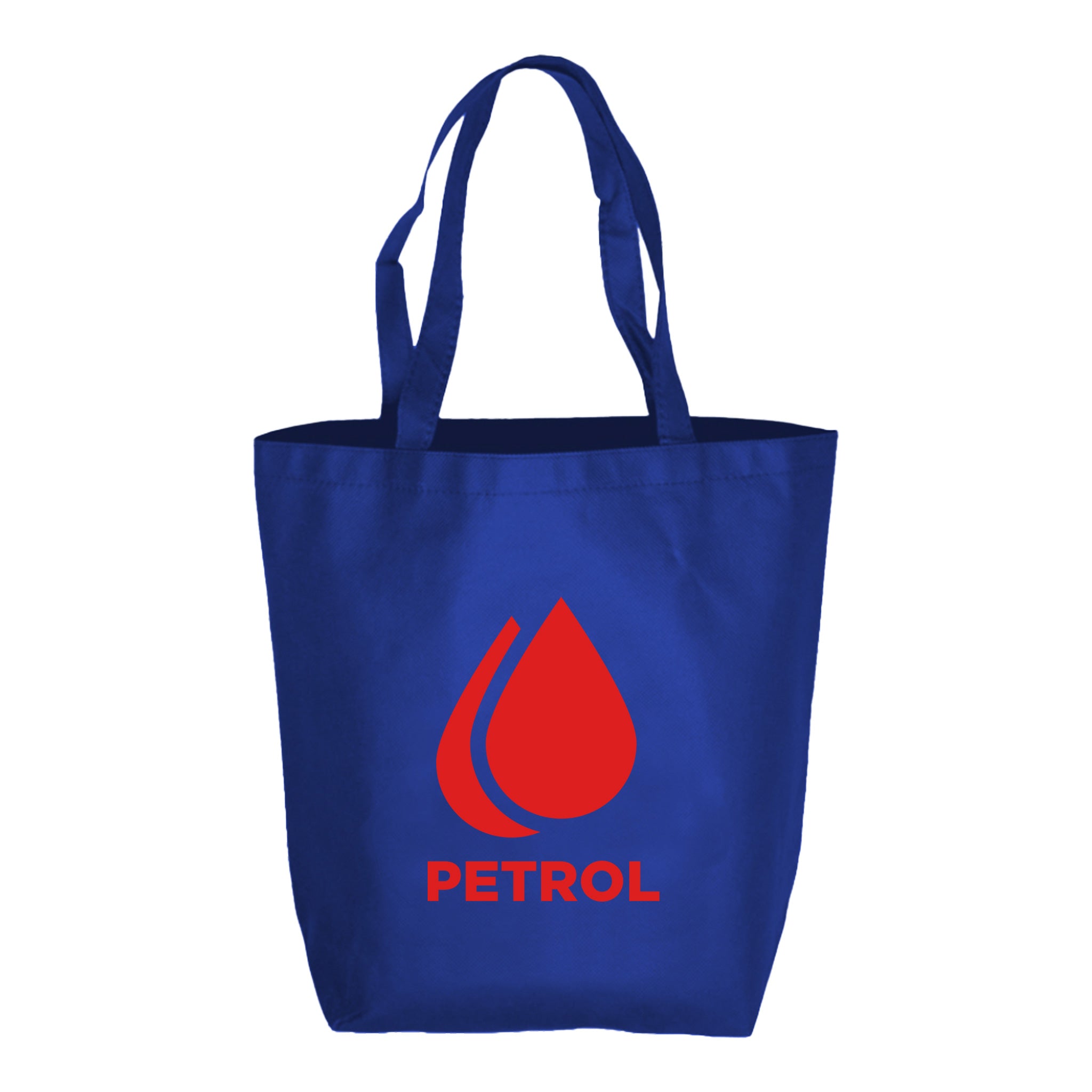 Coral Economy Grocery Tote Bags - Silkscreen  Imprinted with Logo (Q875711)