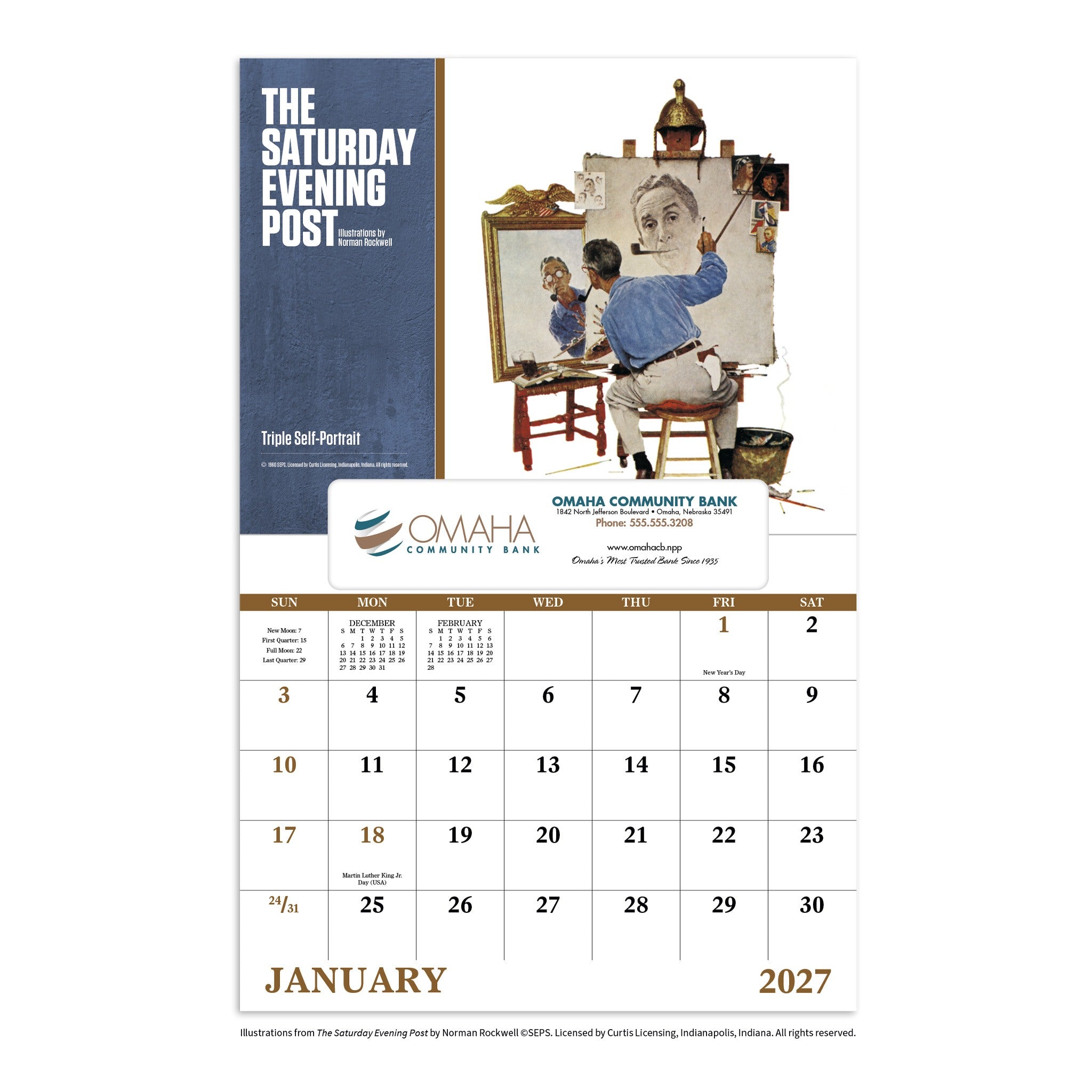The Saturday Evening Post - Window Calendar (Q875722)