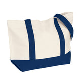 12 oz. Cotton Duck Medium Snap Tote Bag (Q876311)