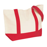 12 oz. Cotton Duck Medium Snap Tote Bag (Q876311)