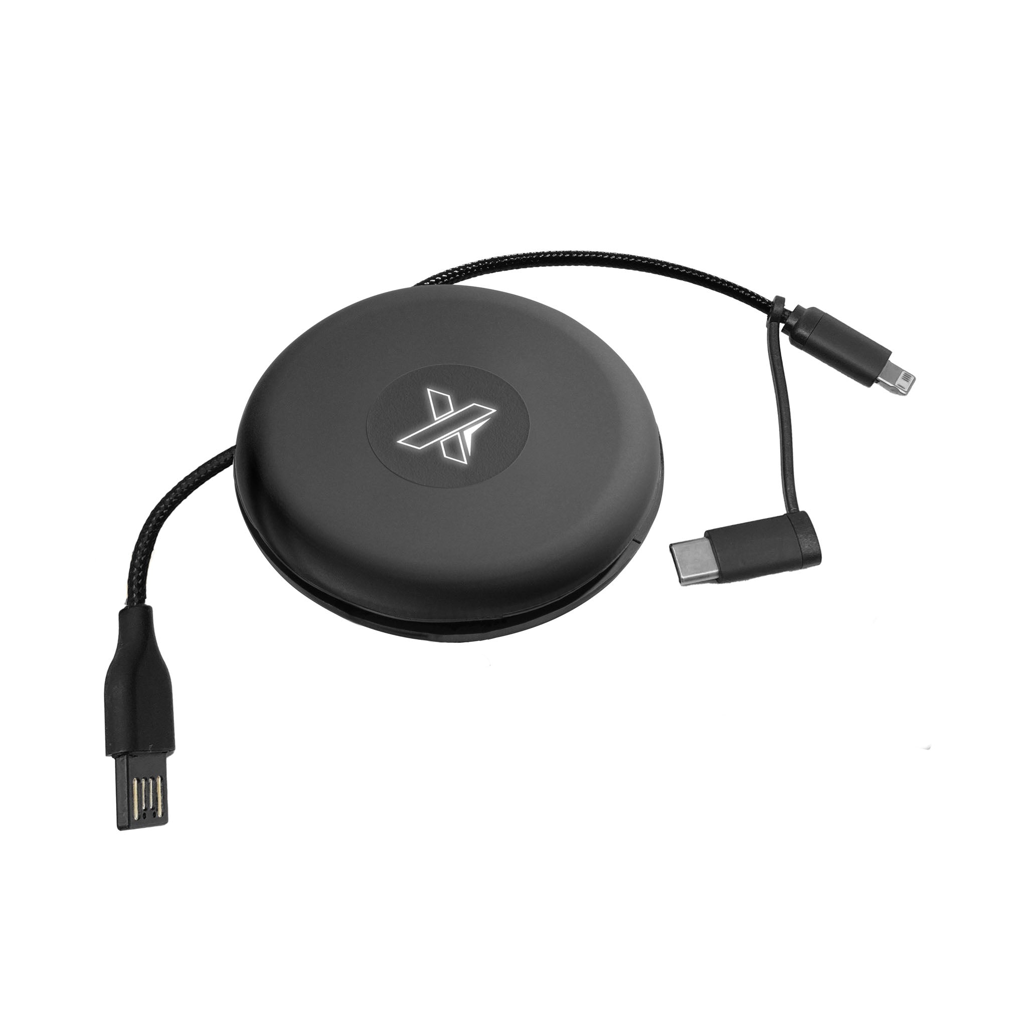 SCX Design® 3-in-1 Travel Cable  Imprinted with Logo (Q877822)